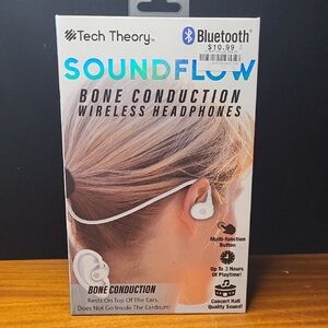 Theory White Bone Conduction Wireless Headphones